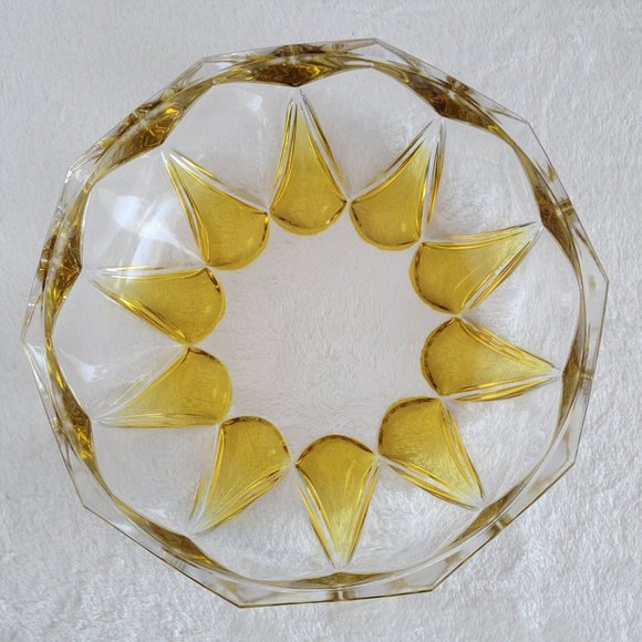 Vintage Glass Sun Design Bowl - Picture 3 of 9